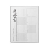 Wekelijks, dag door dag het Notitieblok van de Org (Linkerzijde)