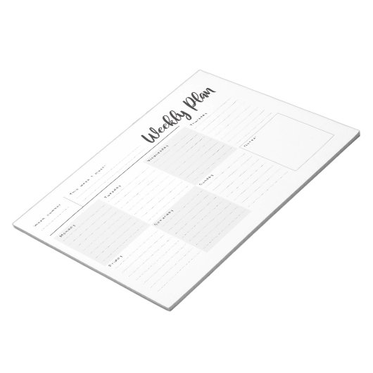 Wekelijks, dag door dag het Notitieblok van de Org (Schuin)