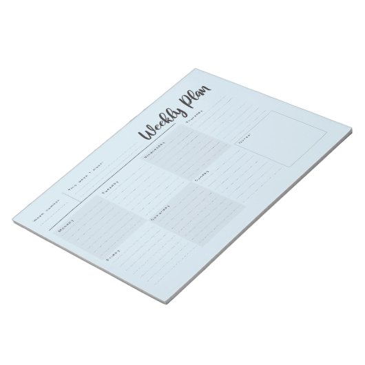 Wekelijks, dag door dag het Notitieblok van de Org (Schuin)