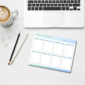 Wekelijks | Dagelijks te doen lijst Notitieblok, t Notitieblok