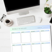 Wekelijks | Dagelijks te doen lijst Notitieblok, t Notitieblok