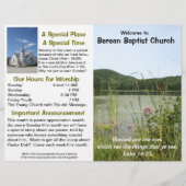  wekelijks kerkbulletin (alleen buiten) (Voorkant)