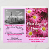 wekelijks kerkbulletin (alleen buiten) (Voorkant / Achterkant)