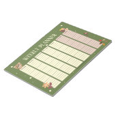 Wekelijks kind Woodland Planner met Beren Blocnote (Schuin)