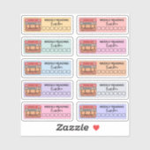 Wekelijks leesjournaal Tracker Bookish Planner Sticker (Vel)