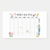 Wekelijks maaltijdplan post-it® notes (Voorkant)