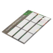 Wekelijks Notitieblok van de Planner van het Wekel (Schuin)