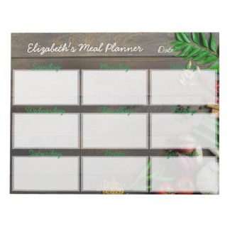 Wekelijks Notitieblok van de Planner van het Wekel