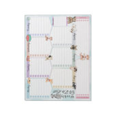 Wekelijks om een lijst te maken waarin honden met  notitieblok (Linkerzijde)