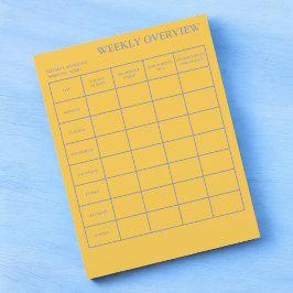 Wekelijks overzicht Academische Planner voor stude