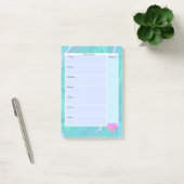 Wekelijks overzicht van de kooplijst van vloeibare post-it® notes (Kantoor)