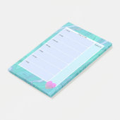 Wekelijks overzicht van de kooplijst van vloeibare post-it® notes (Schuin)