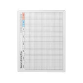 Wekelijks plan - Sinister Plan Notitieblok (Linkerzijde)