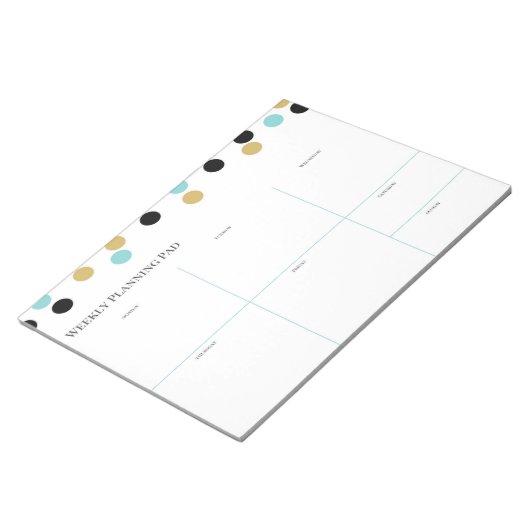 Wekelijks planningspad notitieblok (Schuin)