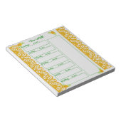 Wekelijks Schema Notitieblok (Schuin)