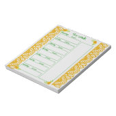 Wekelijks Schema Notitieblok (Linkerzijde)