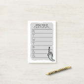 Wekelijks schema van overlevingsnotities na de ope post-it® notes (Op bureau)