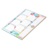 Wekelijks te doen lijst onder het Zee Mermaid Mult Notitieblok (Schuin)