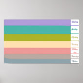 Wekelijkschema Poster (Voorkant)