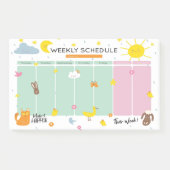 Wekelijkse agenda Post-it® notities Notes (Voorkant)
