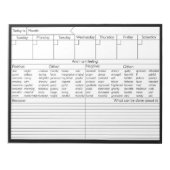 Wekelijkse e-mailkalender - Personaliseren Notitieblok (Voorkant)