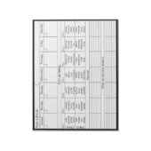 Wekelijkse Emotion Calendar V2 - Personaliseren Notitieblok (Linkerzijde)