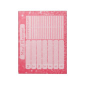 Wekelijkse galerij voor dames notitieblok (Linkerzijde)