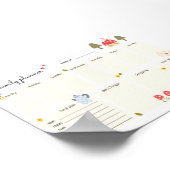 Wekelijkse gezindsplanner Printbare gezellige huis Poster (Hoek)