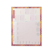 Wekelijkse herfst herfst van de Planner Notitieblok (Linkerzijde)