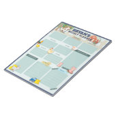 Wekelijkse kalender met Afbeeldingen Boerderij Notitieblok (Schuin)