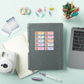 Wekelijkse leesjournaaltracker Boek Planner  Sticker (iPad Cover)