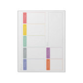 Wekelijkse lentespanning voor boogstransportschoen notitieblok (Linkerzijde)