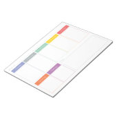 Wekelijkse lentespanning voor boogstransportschoen notitieblok (Schuin)