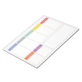 Wekelijkse lentespanning voor boogstransportschoen notitieblok (Schuin)