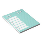 Wekelijkse Maaltijdplanner en Boodschappenlijst No Notitieblok (Schuin)