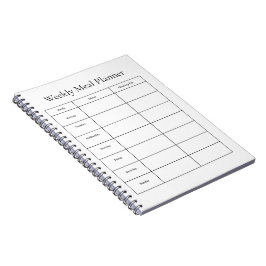 Wekelijkse Maaltijdplanner Notitieboek