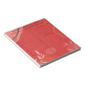 Wekelijkse maaltijdplanner: vereenvoudig uw boodsc notitieblok (Schuin)