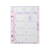 wekelijkse maaltijdplanner | Wildflowers&Bows Notitieblok (Linkerzijde)