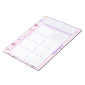 wekelijkse maaltijdplanner | Wildflowers&Bows Notitieblok (Schuin)