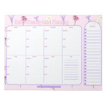  wekelijkse maaltijdplanner | Wildflowers&Bows