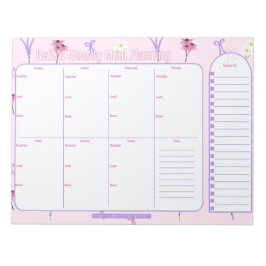  wekelijkse maaltijdplanner | Wildflowers&Bows Notitieblok