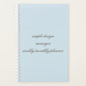 wekelijkse/maandelijkse planner (Voorkant)