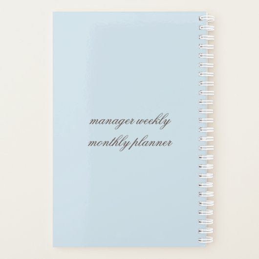 wekelijkse/maandelijkse planner (Achterkant)