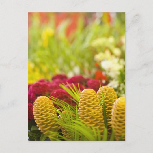 Wekelijkse markt voor groenten en fruit op vrijdag briefkaart (Voorkant)