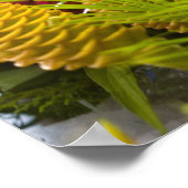 Wekelijkse markt voor groenten en fruit op vrijdag poster (Hoek)