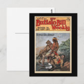 Wekelijkse nieuwe buffelrekening nr. 210 1916 briefkaart (Voorkant / Achterkant)