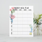 wekelijkse organisator van het maalplan (Staand voorkant)