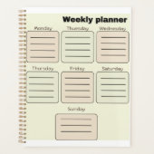 wekelijkse planner (Voorkant)