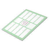 Wekelijkse Planner dagelijks om Motivatie prijsopg Notitieblok (Schuin)