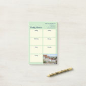 Wekelijkse planner Gold Hill Shaftesbury Dorset VK Post-it® Notes (Op bureau)
